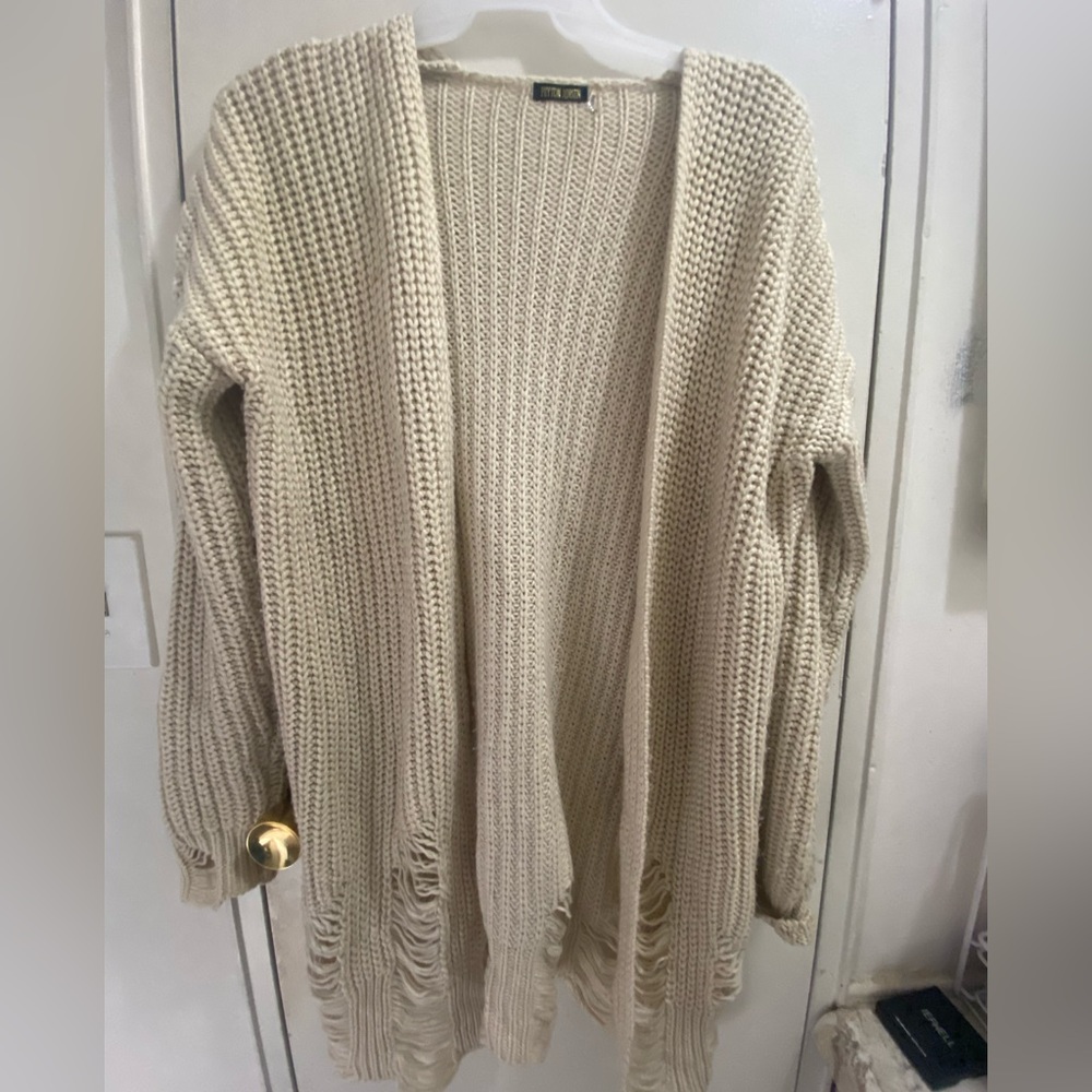 Peyton Jensen Destruct Cardigan Sweater